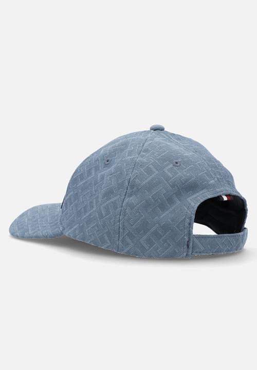 Tommy Hilfiger - Th Monogram Aop 6 Panel Cap - Stormcloud