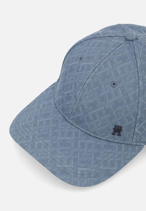Tommy Hilfiger - Th Monogram Aop 6 Panel Cap - Stormcloud