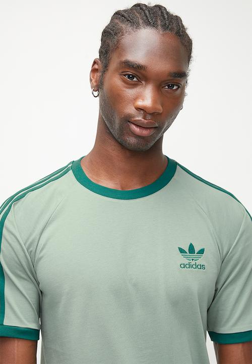 adidas Originals - 3-Stripe Tee   Silgrn - Green