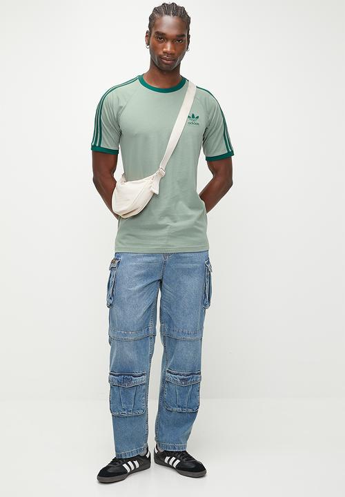 adidas Originals - 3-Stripe Tee   Silgrn - Green