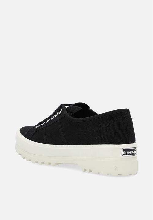 SUPERGA - 2555 Alpina low - adk black f avorio