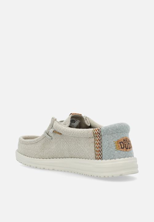 Hey Dude - Wally Jute - Stone Grey/Iceberg Green