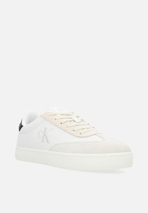 Calvin Klein - Classic cup low lace up lth fad - b white/creamy white/ck black