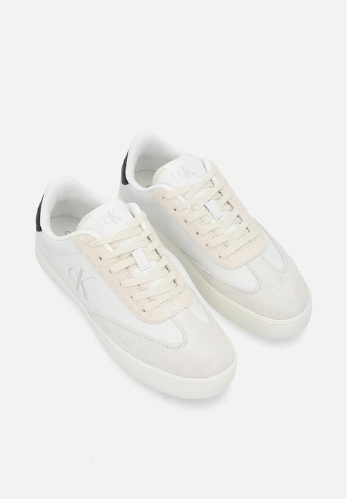 Calvin Klein - Classic cup low lace up lth fad - b white/creamy white/ck black