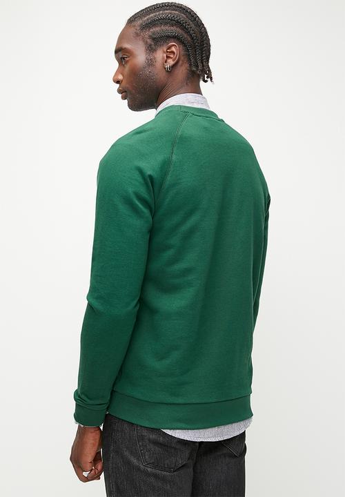 adidas Originals - Trefoiloil Crew   Cgreen - Green