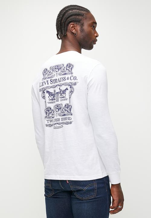 Levi’s® - RELAXED LS GRAPHIC TEE ARCHIVAL WHITE +