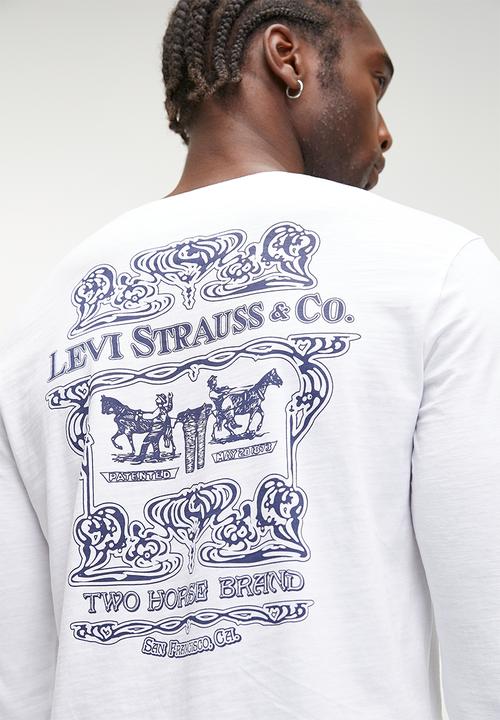 Levi’s® - RELAXED LS GRAPHIC TEE ARCHIVAL WHITE +