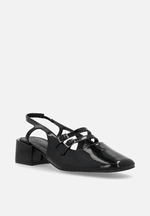 Cotton On - Bonnie slingback block heel - black box