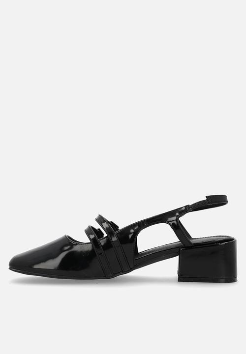 Cotton On - Bonnie slingback block heel - black box