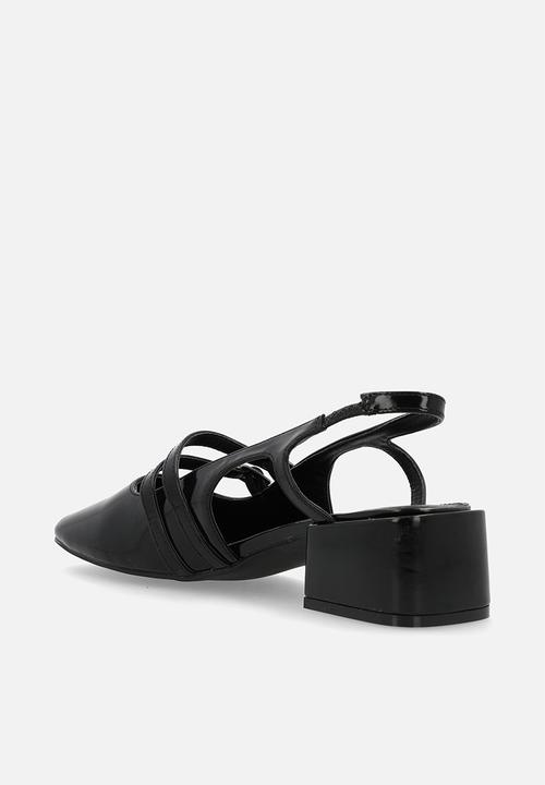 Cotton On - Bonnie slingback block heel - black box
