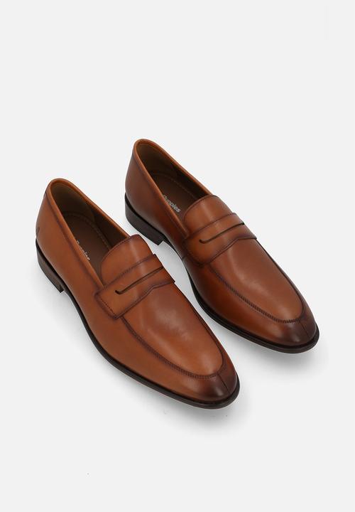 Hush Puppies - George - Tan leather