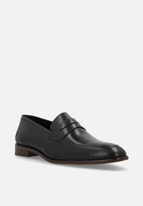 Hush Puppies - George - Black leather