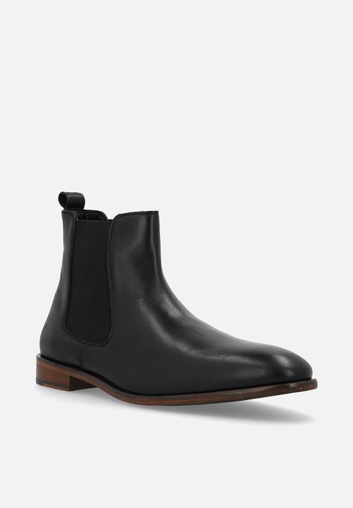 Hush Puppies - Lloyd - Black leather