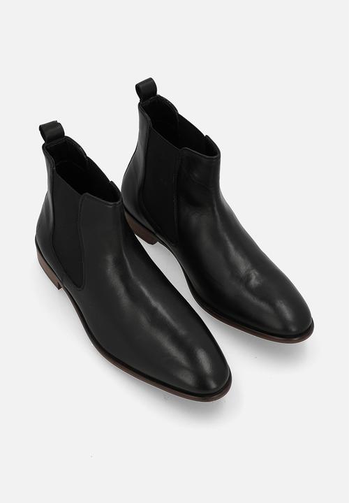 Hush Puppies - Lloyd - Black leather