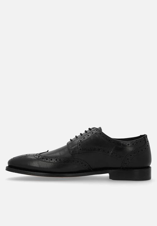 Hush Puppies - Wesley - Black leather