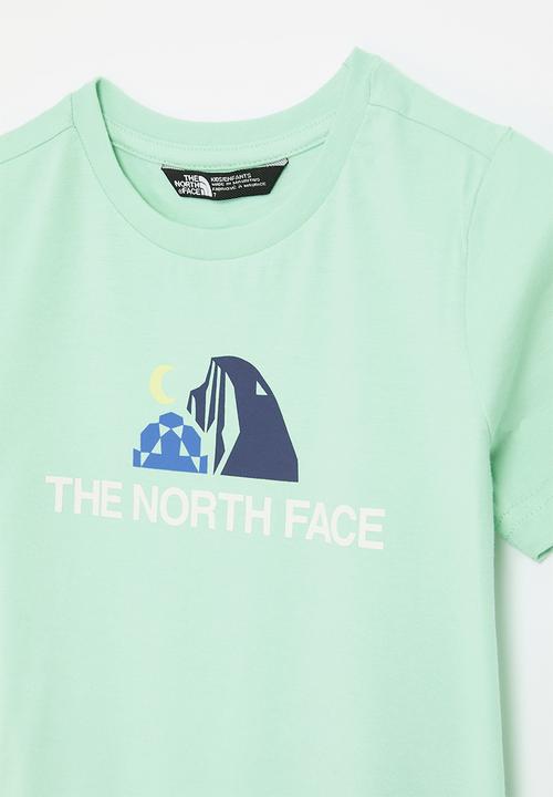 The North Face - Kid  Graphic S/S Tee-Bright Foam