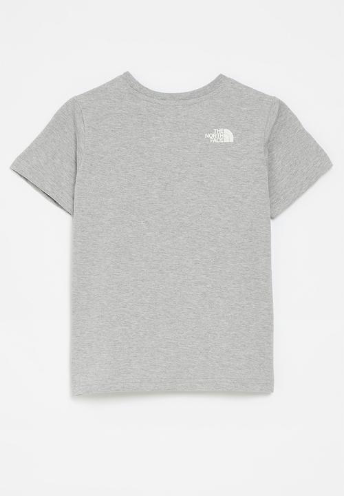 The North Face - Kid  Graphic S/S Tee- Light Grey Heather