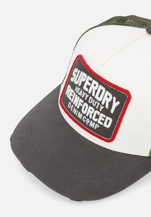 Superdry. - Mesh Trucker Cap - New Vintage Black