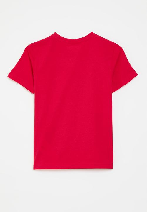 GUESS - Short sleeve T-shirt - red jelly bean