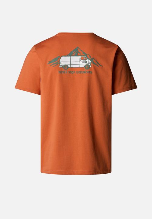 The North Face - Short sleeve outdoor graphic tee - iron bronze