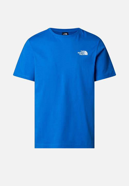 The North Face - Short sleeve Box Nse Tee - Hero Blue-Tnf Black