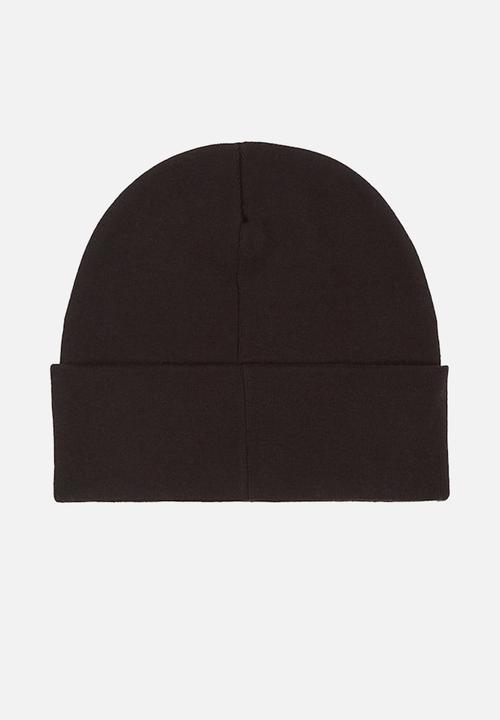 Calvin Klein - Mono Logo Embro Beanie - Black