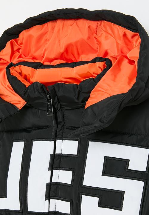 GUESS - Hooded padded jacket - jet black 