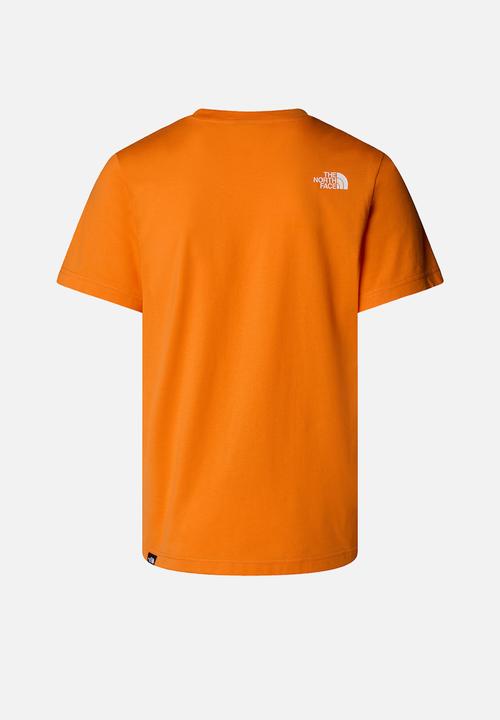 The North Face - Short sleeve easy tee - Digital Orange-TNF White