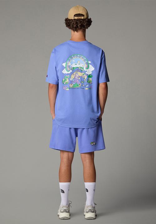 The North Face - Short Sleeve Clean Trails Oversized Tee - Virtual Blue