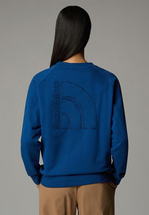 The North Face - W Logo Relaxed Crew - Blue