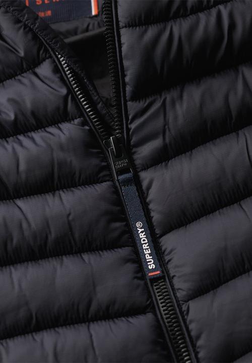 Superdry. - Hooded fuji sport padded jkt - eclipse navy