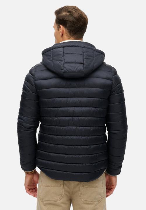 Superdry. - Hooded fuji sport padded jkt - eclipse navy