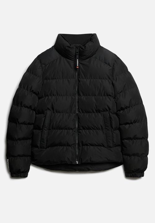 Superdry. - Sports puffer jacket - black