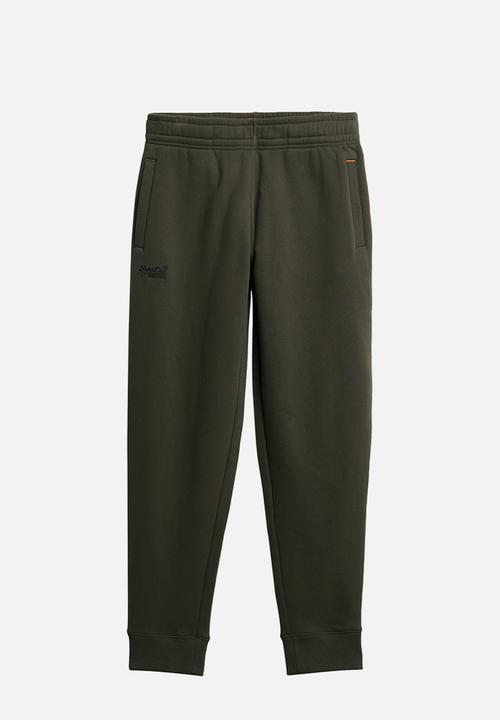 Superdry. - Essential logo jogger - dark grey green