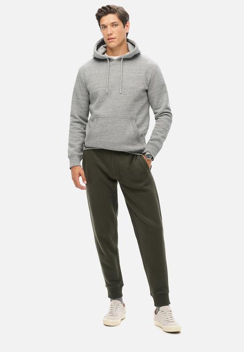 Superdry. - Essential logo jogger - dark grey green