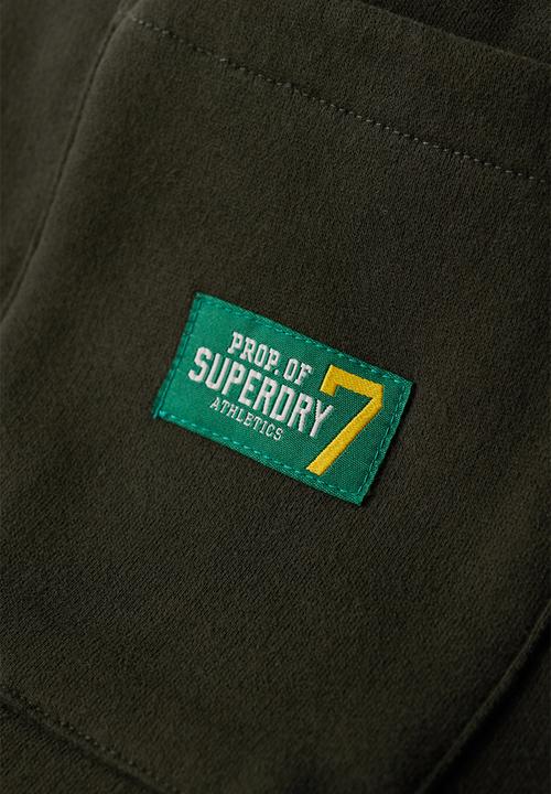 Superdry. - Essential logo jogger - dark grey green