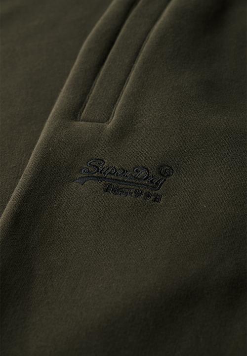 Superdry. - Essential logo jogger - dark grey green