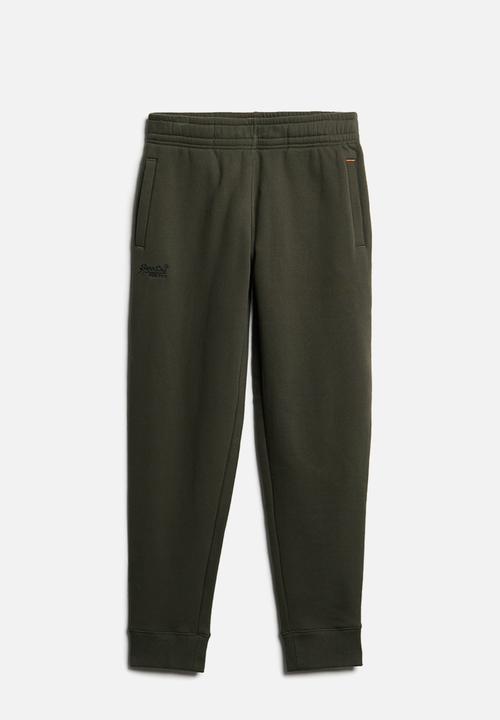 Superdry. - Essential logo jogger - dark grey green