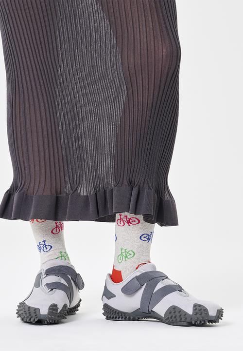 Happy Socks - Bike Sock - Grey