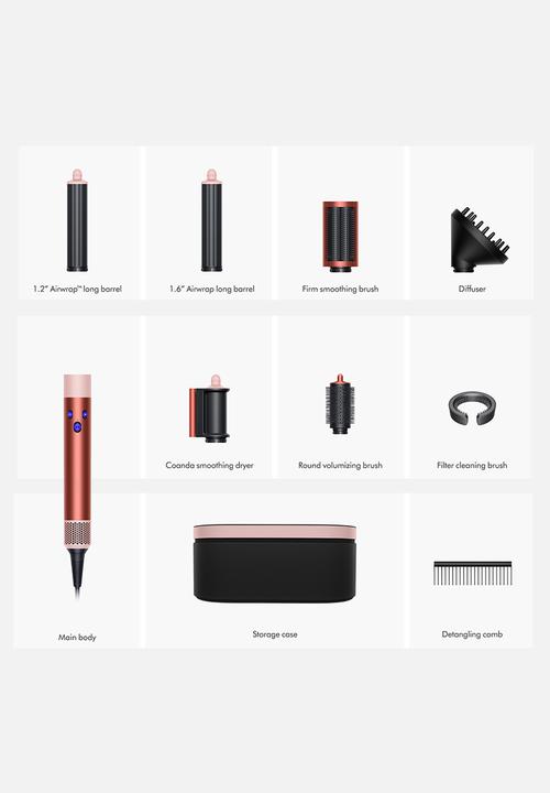 Dyson Airwrap™ Complete Long Volumise - Strawberry Bronze/Blush Pink