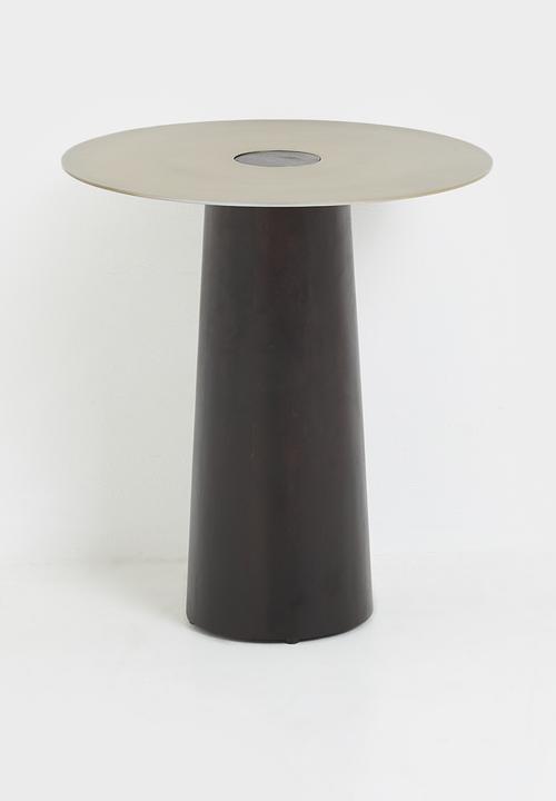 Sixth Floor - Arya side table - brass