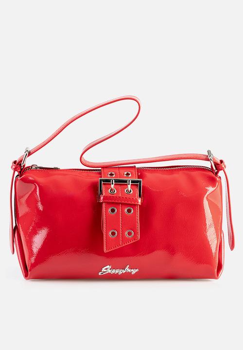 SISSY BOY - Buckle shoulder bag - Red