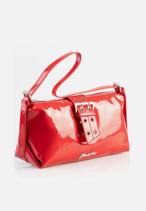 SISSY BOY - Buckle shoulder bag - Red