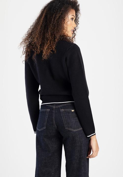 SISSY BOY - MARIANNA: Logo Knit Sweater - Black