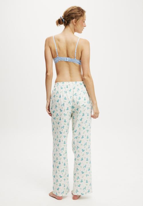 Cotton On - Flannel Wide Leg Pant - Counting Sheep
