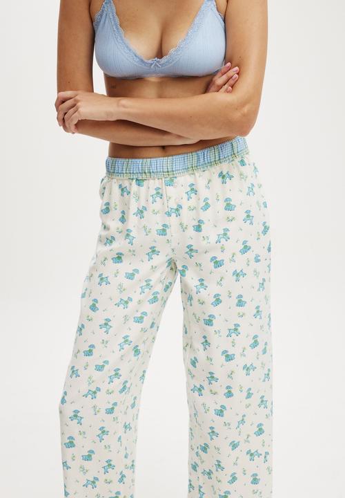 Cotton On - Flannel Wide Leg Pant - Counting Sheep