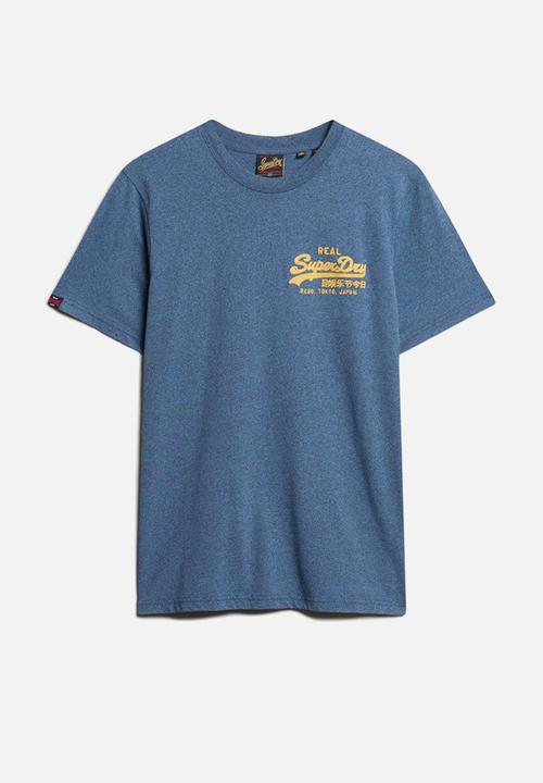 Superdry. - Classic VL graphic T-shirt - Airborne Navy Jaspe Marl