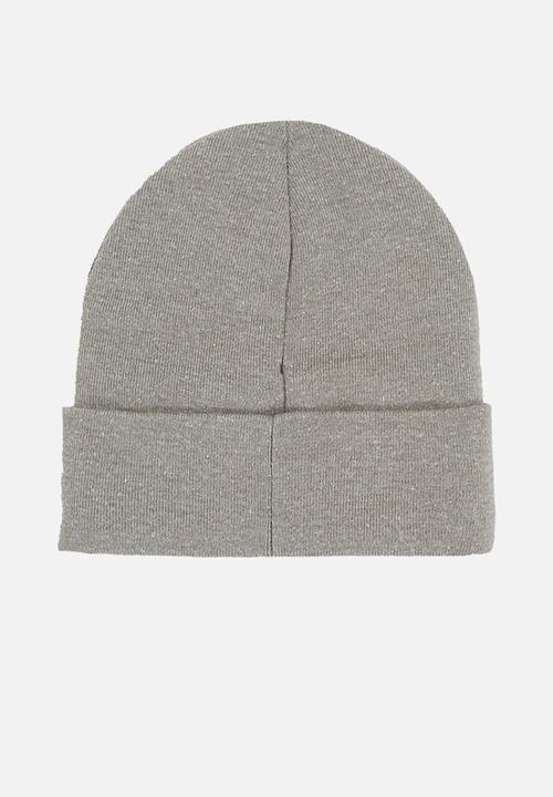 Calvin Klein - Inst patch beanie-grey heather