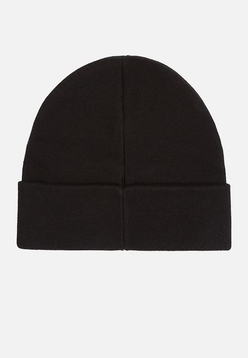 Calvin Klein - Inst patch beanie-black/dusty rose