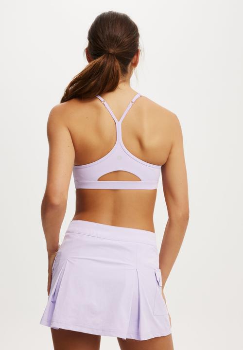 Cotton On - 365 Keyhole Crop - Pastel Lilac